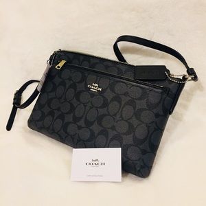 NWT Coach Signature East West Pop Crossbody